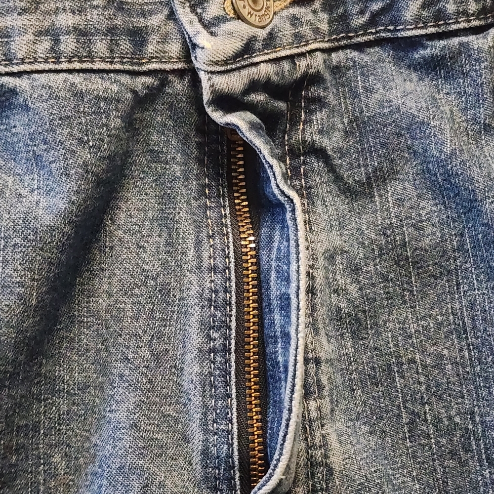 Classic Blue Denim Men's Shorts Jorts Size 36 Y2k 90s - Picture 4 of 8